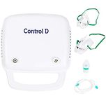 Control D White Compressor Complete Kit Nebulizer with Child and Adult Mask Kit