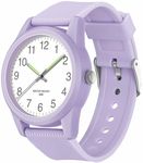 SOCICO Kids Analog Watches for Boys Girls 50M Waterproof Kids Watches Learning Time Children Watch Easy to Read for Ages 3-12 Kids Birthday, Christmas Day, Children's Day Gifts (Purple)