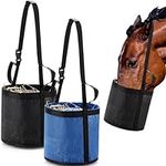 Wesnoy 2 Pcs Horse Feed Bags for Gr