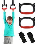 2pcs Gymnastics Equipment for Kids, Kids Gymnastic Rings One Pair of Gymnastic Rings for Home, Adjustable Gymnastic Ring for Kids, Kids Exercise Equipment for Home.