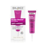 Balance Active Formula Snake Venom Eye Cream (15ml) - With Active Peptides & Marine Collagen. Minimises Under Eye Bags & Shadows. Smoothes & Moisturises.