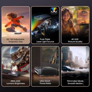 Hisense 4K Laser Projector – Ultra HD Home Theater Display