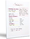 Daily to-Do List Notepad – 50 Sheets Daily Planner Notepad Tear Off Size: A5 (8.3 x 5.8”) – Schedule, Checklist, Gratitude & Self Care