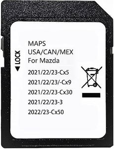 Latest Newest Navigation SD Card,Compatible with 2021/22/23-Cx5. 2021/22/23-Cx9. Cx50-2022/23. Mx30-2022/23. 2021/22/23-Cx30. 2021/22/23-M***a-3. USA/CAN/MEX