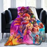 MAYTEOJH Super Cute Bros Blanket Bedding Blankets Sofa Blankets Flannel Blankets Air Conditioning Blanket Fans Gifts Blankets 60"X50"