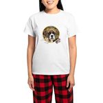 CafePress Boxer Dog Women's Light Pajamas Women's Novelty Cotton Pyjama Set, Comfortable PJ Sleepwear