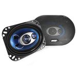 Pyle PL463BL Car Audio Speakers Pair 4x6 inch Three Way Loud Audio 240 Watt w/ 4 Ohm Pro Series Blue