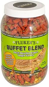 Fluker's Buffet Blend Adult Bearded Dragon Veggie Variety Diet, 4.5 oz (76042)