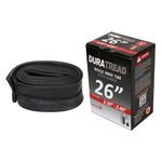 DURATREAD 26" Heavy Duty Bike Tubes 26" x2.1/2.4" AV32mm Schrader Valve 26" Bicycle Inner Tubes Compatible with 26x2.1, 26x2.125, 26x2.25, 26x2.3, 26x2.4 Bike Tire Tubes. Pack of One