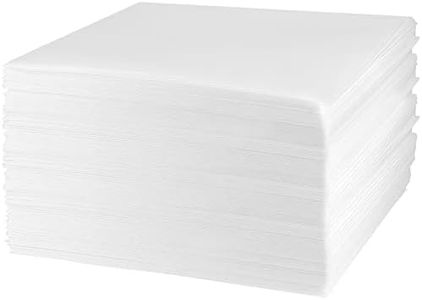 MUKCHAP 100 Pcs Foam Wrap Pouches, 30x30 cm Packaging Foam Pouches Foam Wrap Sheets for Protecting Dishes Glasses Wine Bottles Shipping