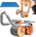 Welko Bhayani New Ab Roller Wheel, Automatic Rebound 2 In 1 For Abs Workout, Abdominal Fitness Wheel For Men Women, Dynamic Core Trainer Plank Exercise Wheels With Phone Stand For Home Gym Fitness