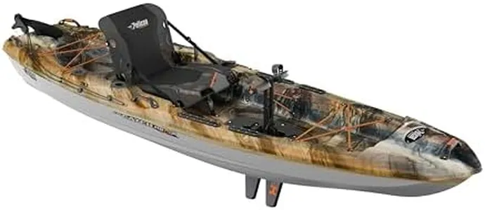 Pelican Catch 110HDII - Sit-On-Top Fishing Kayak - HyDryve Pedal System & Comfortable Ergocast seat - 10 ft - Outback