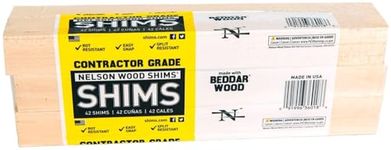 Nelson Wood Shims Contractor Shims 12" Pack… (4)