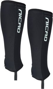 Crossfit Shin Guard Sleeves, 5mm Thick Neoprene Padding | Weightlifting, Deadlifts, Box Jumps, Rope Climbs (Pair) (Black, Small)