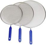 Pvcqjkd Grease Splatter Screen for Frying Pan Cooking,Stainless Steel Guard,Hot Oil Shield to Stop Prime Burn