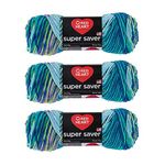 Red Heart Bulk Buy Super Saver Yarn (3-Pack) Wildflower E300-3955