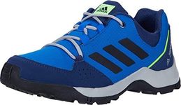 adidas outdoor Unisex-Kid's Terrex Hyperhiker Low K Hiking Boot, Glory Blue/Black/Signal Green, 12.5 M US Little Kid