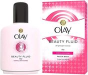 Face Moisturizer by Olay, Active Hydrating Beauty Fluid Lotion, Original Facial Moisturizer, 4 Oz. (Pack of 2) Packaging may Vary