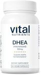 Vital Nutrients DHEA 50mg | Vegan Micronized DHEA Supplement for Women & Men| Supports Hormone Balance | Supports Healthy Metabolism of Sugar & Minerals | Gluten, Dairy, Soy Free | 60 Capsules