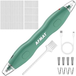 AFMAT Electric Eraser, with 140 Eraser Refills, Rechargeable Pencil Erasers for Artists, Electric Erasers for Drafting, Drawing, Painting, Sketching, Architectural Plans, Detailer Tool EE25