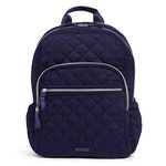 Vera Bradley Women's Performance Twill Campus Backpack Bookbag, Classic Navy, One Size UK