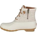 Sperry womens Saltwater Emboss Wool Boot, Brown value:Off White, 9 US