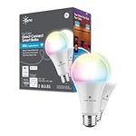 GE CYNC A21 Smart LED Light Bulbs, Room Décor Aesthetic Color Changing WiFi Lights, LED Indoor Light Bulb, Works with Amazon Alexa and Google (2 Pack)
