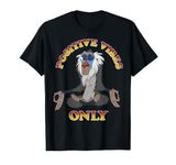 Disney The Lion King Rafiki Positive Vibes Meditation T-Shirt