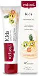 Red Seal Kids Toothpaste - Tutti Frutti Flavor, Fluoride Free, No Synthetic Colors, Paraben & SLS-Free, Vegan, Cruelty-Free, NATRUE Certified - Ideal for Parents Seeking Natural Oral Care, 2.47oz