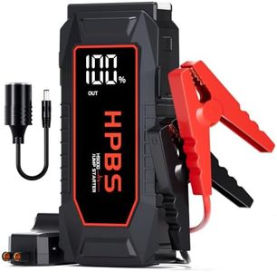 HPBS Car Jump Starter - 8000A Peak Jump Starter Battery Pack with DC for Up to All Gas and All Diesel Engines, 12V Portable Battery Jump Starter with 3.0" LCD Display