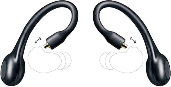 Shure True Wireless Adapter (Gen 2) per auricolari isolanti del suono, Fit over-ear, tecnologia wireless Bluetooth 5, lunga durata della batteria (RMCE-TW2-EFS)