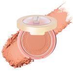 Oulac Peach Orange Blusher Make up Powders Light Skin |Pigmented Cream Blusher Face| Natural Matte Glow | Cruelty-Free Vegan Blusher| 4.8g 16 Summer Time