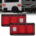 Nilight LED Triple Tail Light 2PCS 