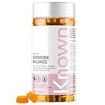 Hormone Balance Gummies by Known | Natural Support for Female Health, Suitable for Teenagers | Delicious Natural Raspberry Flavour | 60 Two-a-Day Vegan Gummies (One Month’s Supply) (1)