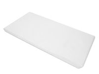 American Baby Company Cotton-Polyester Blend, Fitted with Elastic Corners Standard Day Care Nap Mat Sheet, White, 24 x 48 x 4, for Boys and Girls