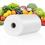 Younber 9.8 X 13.8 Inch Plastic Produce Bags Roll, 1000 Bags of 1 Big Roll for Fruits, Vegetable, Bread, Clear Kitchen Food Storage Bags (Medium)