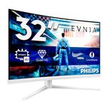 Philips Evnia 32M2C5501-32 inch QHD Curved Gaming Monitor, 180 Hz, 1 ms GtG, FreeSync Premium (2560x1440, 2x HDMI 2.0, 1x DisplayPort1.4) white