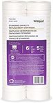 Whirlpool Whole Home Standard Capacity Sediment Filters WHKF-GD05, 2 Pack, 5 Micron, 6-Month Filter Life, Reduces Sediment, Sand, Soil, Silt & Rust, for standard filter housings