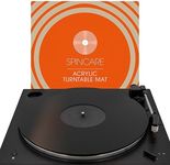 Black Acrylic Turntable Slipmat for