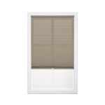 DEZ Furnishings QCLN204640 Cordless 1" Light Filter Cellular Shade, Linen, 20.5W x 64L