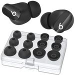 AhaStyle Ear Tips for Beats Studio Buds/Solo Buds/Fit Pro/Studio Buds +【Fit in The Charging Case】6 Pairs S/M/L Silicone Ear Covers Replacement Tips for Beats Solo Buds/Studio Buds+/Fit Pro/Studio Buds