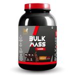 Musfit Bulk Mass Gainer Weight Gainer | 1KG | High Carbs | High Protein Faster Muscle Recovery | 45g Protein | 182g Carbs | 1020 Cal | Chocolate