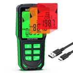 RDINSCOS EMF Meter Rechargeable Electromagnetic Field Radiation Detector Hand-held EMF Reader Tester with Sound and Backlit Alarms EMF Monitor for EF RF MF, WiFi, Microwave and Ghost Hunting