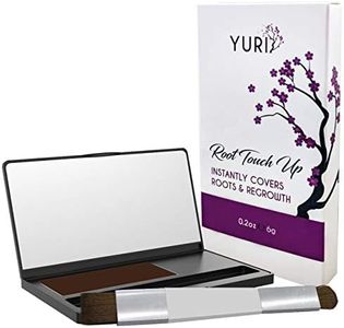 Premium Root Touch Up - Temporary Instant Root Concealer for Extending Time Between Coloring - Cover Up Grays and Roots with Color and no Spray - Lasts Until You Shampoo - Brown