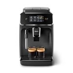 PHILIPS Series 2200 Automatic Espresso Machine, Classic Milk Frother, Intuitive Touch Display, 100% Ceramic Grinders, AquaClean Filter, Matte Black (EP2220/10)