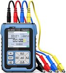 Riiai Upgraded 4-20mA 0-24V Current Signal Generator, Current Voltage Adjustable Analog Simulator, Real-time Curve, Multiple Signal Types, 3000mAh USB Rechargeable, Preset Value, for PLC Testing