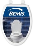 BEMIS 7300SLEC 000 Toilet Seat Will Slow Close and Removes Easy for Cleaning, Elongated, White