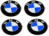 BMW Wheel Center Cap Emblems (4) OE