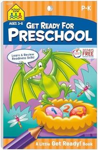 School Zone - Get Ready for Preschool Workbook - Ages 3 to 6, Letters, Numbers, Colors, Counting, Rhyming, Patterns, Matching, and More (School Zone Little Get Ready!™ Book Series)