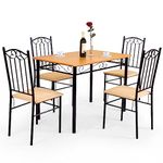 Dining Set With Wood Tops